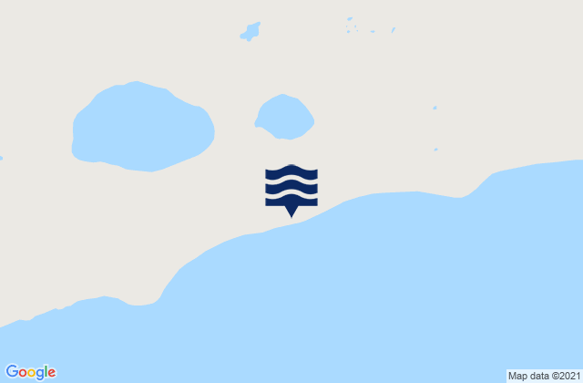 Mapa da tábua de marés em Byam Channel (Lp), United States