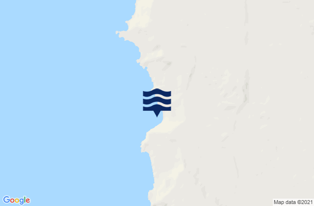 Mapa da tábua de marés em Caletita Buena, Chile