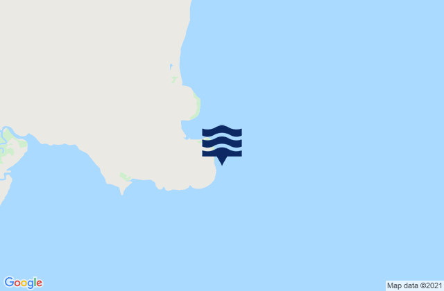 Mapa da tábua de marés em Camp Point, Australia
