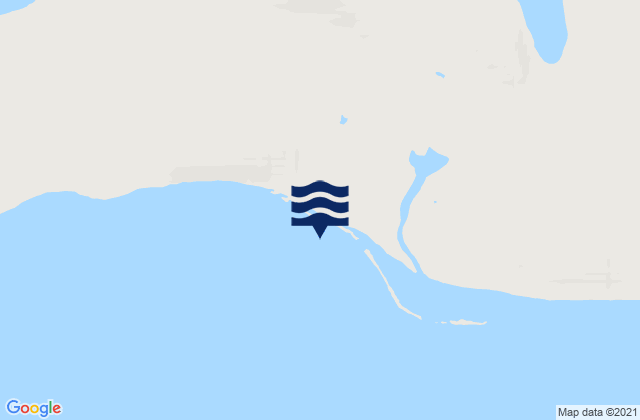 Mapa da tábua de marés em Cape Bounty, United States
