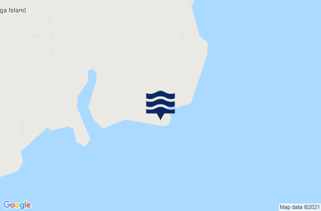 Mapa da tábua de marés em Cape Chlanak, United States