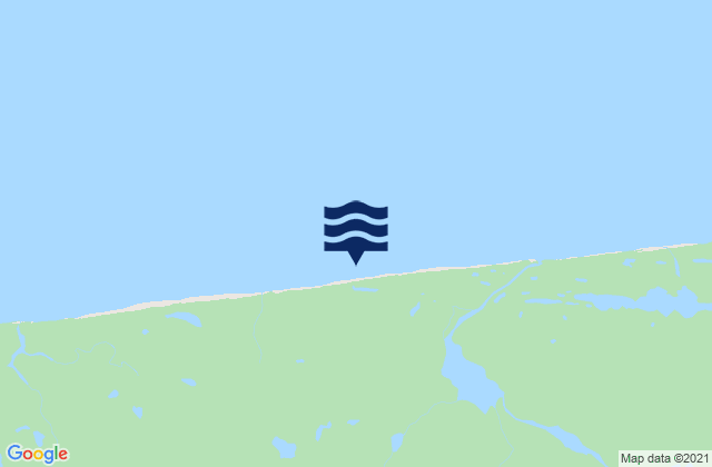 Mapa da tábua de marés em Cape Espenberg, United States