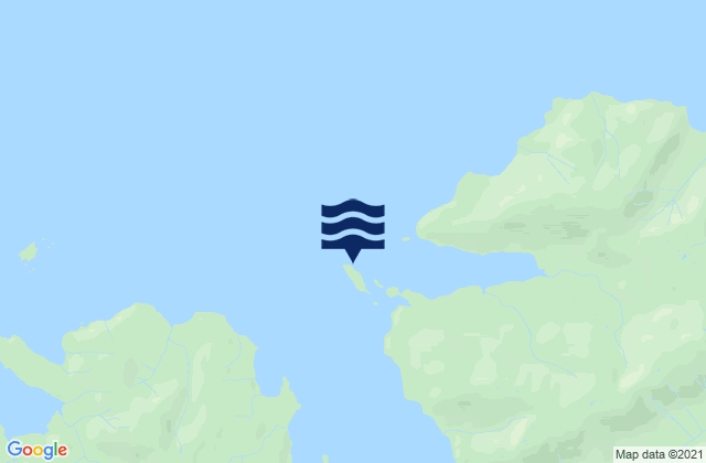 Mapa da tábua de marés em Cape Flores, United States