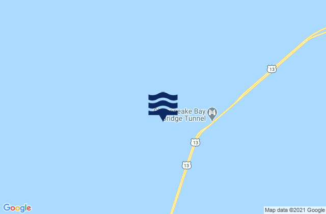 Mapa da tábua de marés em Cape Henry Light 8.3 mi. NW of, United States