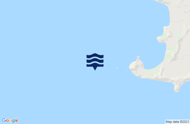 Mapa da tábua de marés em Cape Ikolik, United States
