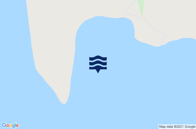 Mapa da tábua de marés em Cape Sopochnaya Korga Yenisey Gulf, Russia