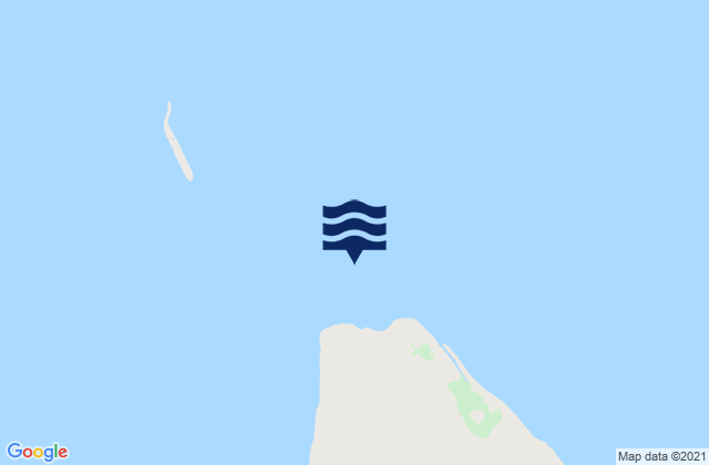 Mapa da tábua de marés em Cape Van Dieman, Australia