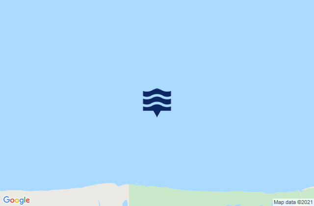Mapa da tábua de marés em Chambers Bay, Australia