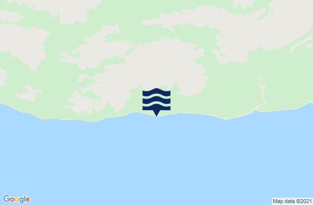 Mapa da tábua de marés em Chaves, Brazil