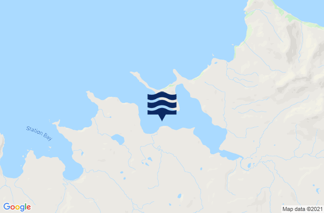 Mapa da tábua de marés em Chernofski Harbor, United States