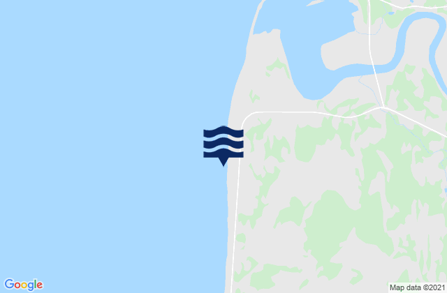 Mapa da tábua de marés em Chinulna Point Cook Inlet, United States