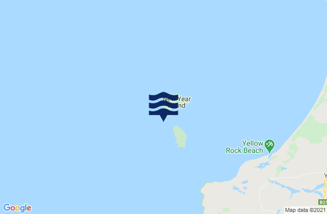 Mapa da tábua de marés em Christmas Island, Australia