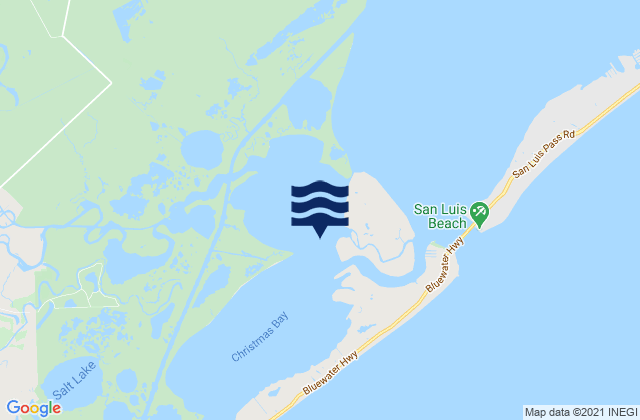Mapa da tábua de marés em Christmas Point, United States