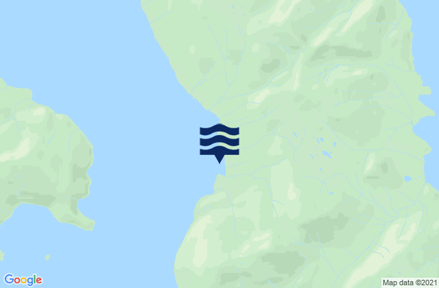 Mapa da tábua de marés em City and Borough of Wrangell, United States