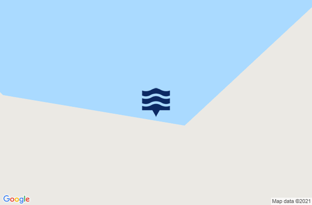 Mapa da tábua de marés em Coats Island, Canada