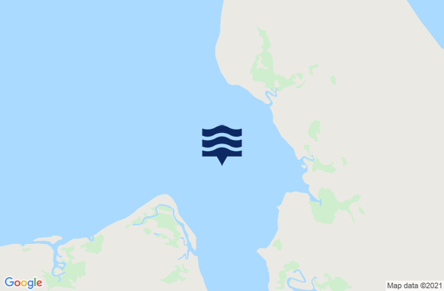 Mapa da tábua de marés em Cockburn Sound, Australia