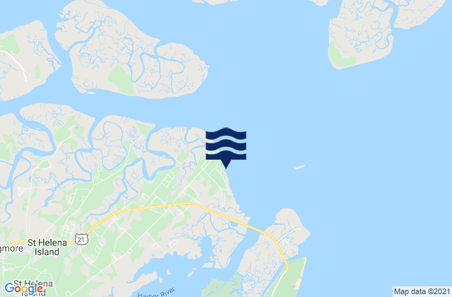 Mapa da tábua de marés em Coffin Point, United States