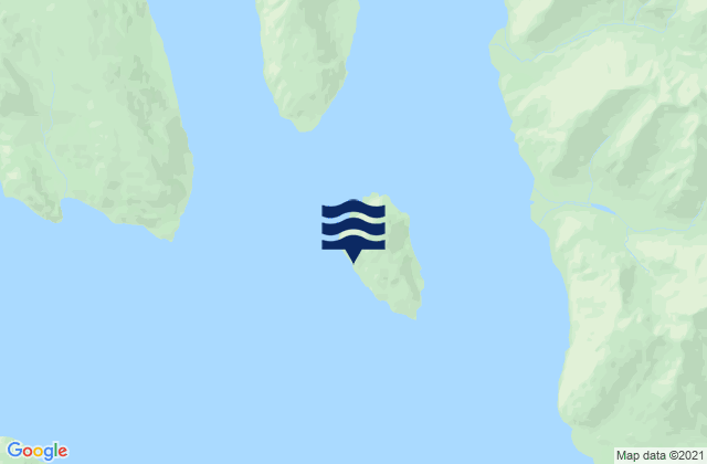 Mapa da tábua de marés em Composite Island (Glacier Bay), United States