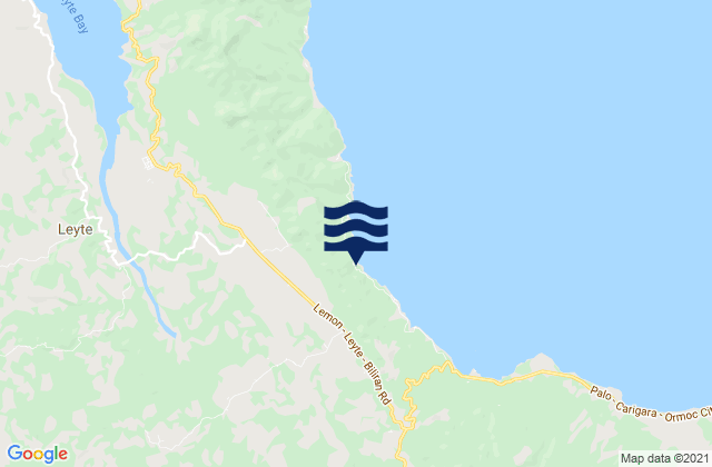Mapa da tábua de marés em Consuegra, Philippines