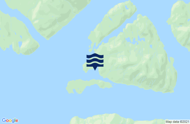 Mapa da tábua de marés em Convenient Cove, Hassler Island, United States