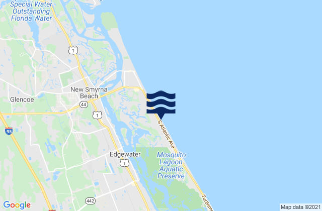 Mapa da tábua de marés em Coronado Beaches, United States