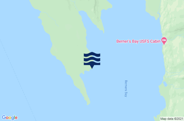 Mapa da tábua de marés em Cove Point, United States