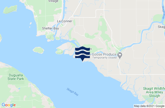 Mapa da tábua de marés em Craft Island, United States