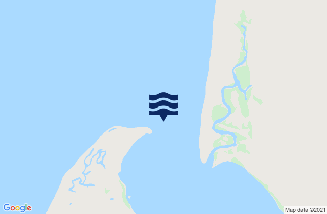 Mapa da tábua de marés em Cullen Point, Australia