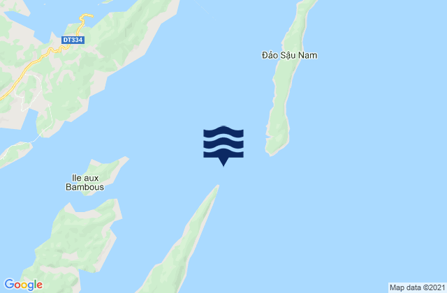 Mapa da tábua de marés em Cửa Thiên Môn, Vietnam