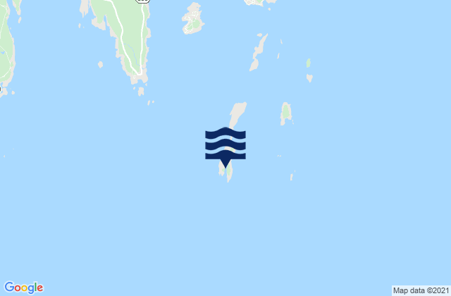 Mapa da tábua de marés em Damariscove Harbor (Damariscove Island), United States