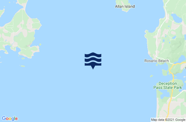 Mapa da tábua de marés em Deception Island 2.7 miles west of, United States