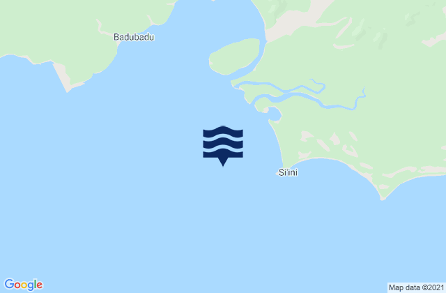 Mapa da tábua de marés em Dedele Point, Papua New Guinea