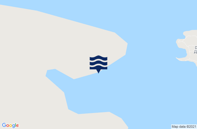 Mapa da tábua de marés em Dickson Isl (Yenisey Gulf), Russia