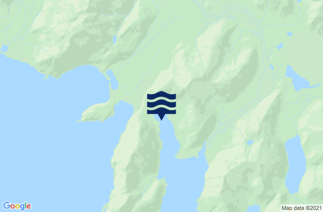 Mapa da tábua de marés em Dixon Harbor, United States