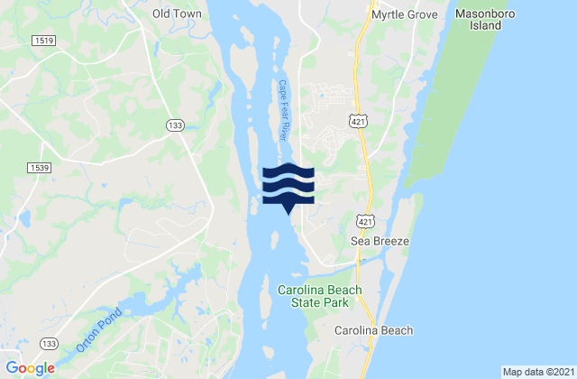 Mapa da tábua de marés em Doctor Point, United States