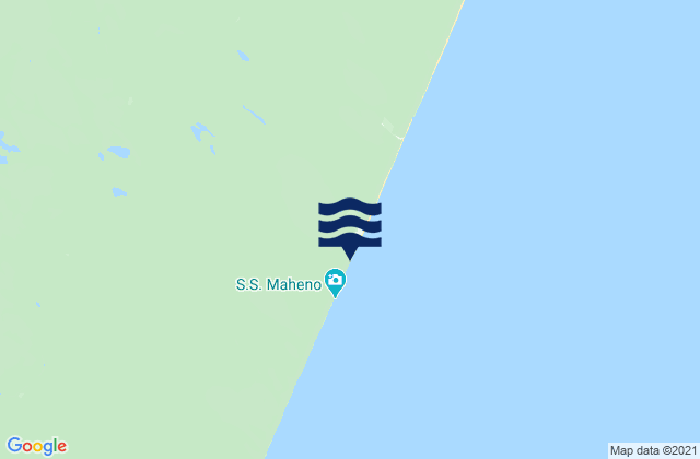 Mapa da tábua de marés em Double Island Point - East Side, Australia