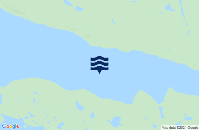 Mapa da tábua de marés em Douglas Harbour, Canada