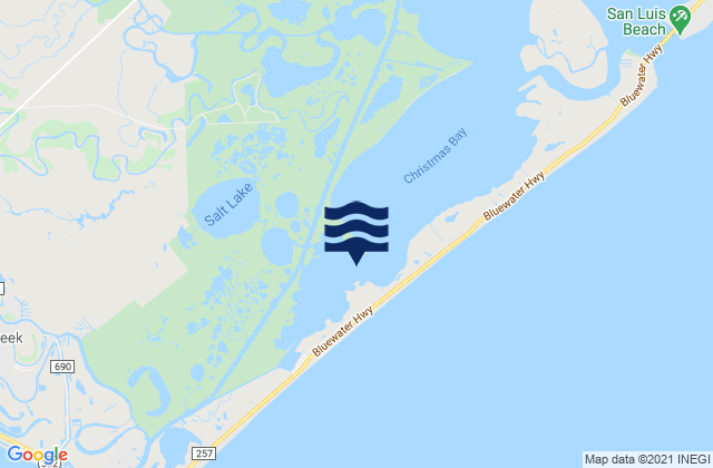 Mapa da tábua de marés em Drum Bay, United States