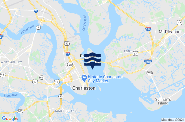 Mapa da tábua de marés em Drum Island 0.4 mile SSE of, United States