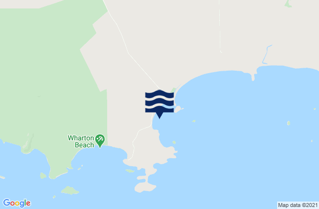 Mapa da tábua de marés em Duke of Orleans Bay, Australia
