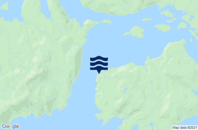 Mapa da tábua de marés em Eagle Point, United States