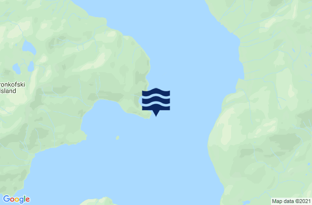 Mapa da tábua de marés em East Point, United States