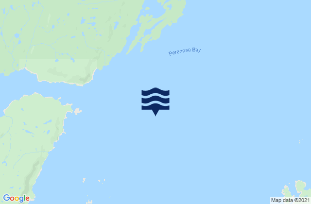Mapa da tábua de marés em East Shuyak Strait Entrance, United States