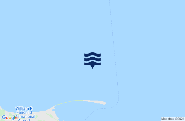 Mapa da tábua de marés em Ediz Hook Light 1.2 miles north of, United States