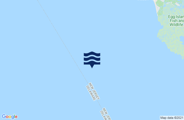 Mapa da tábua de marés em Elbow Bay, United States