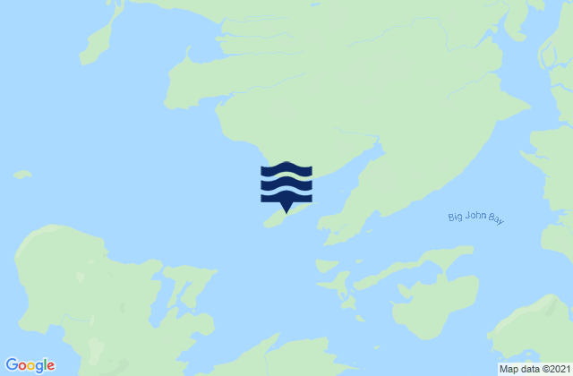 Mapa da tábua de marés em Entrance Island, United States