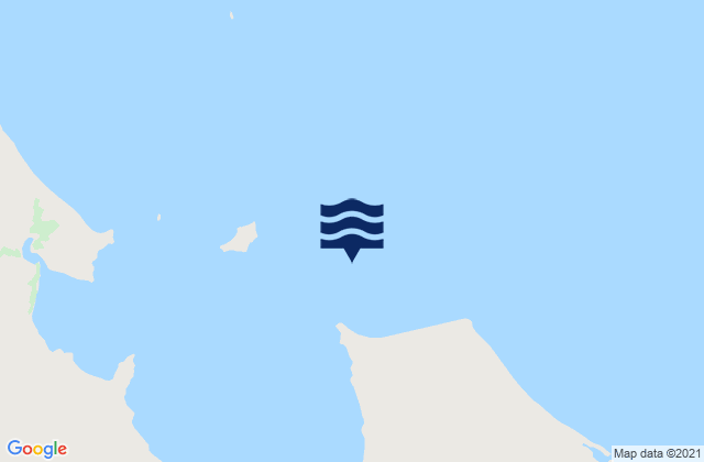 Mapa da tábua de marés em Entrance Island, Australia