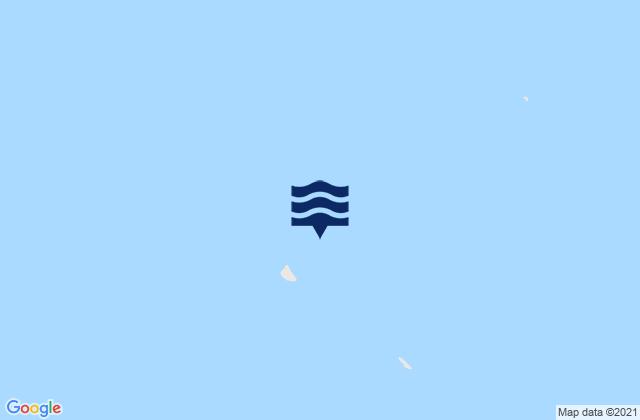 Mapa da tábua de marés em Erikub Atoll, Kiribati
