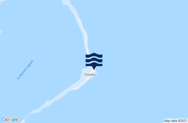 Mapa da tábua de marés em Fakaifou Village, Tuvalu