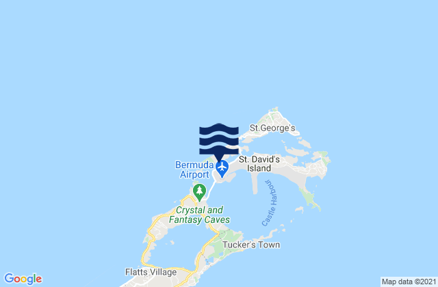 Mapa da tábua de marés em Ferry Reach (Biological Station) Islands, United States